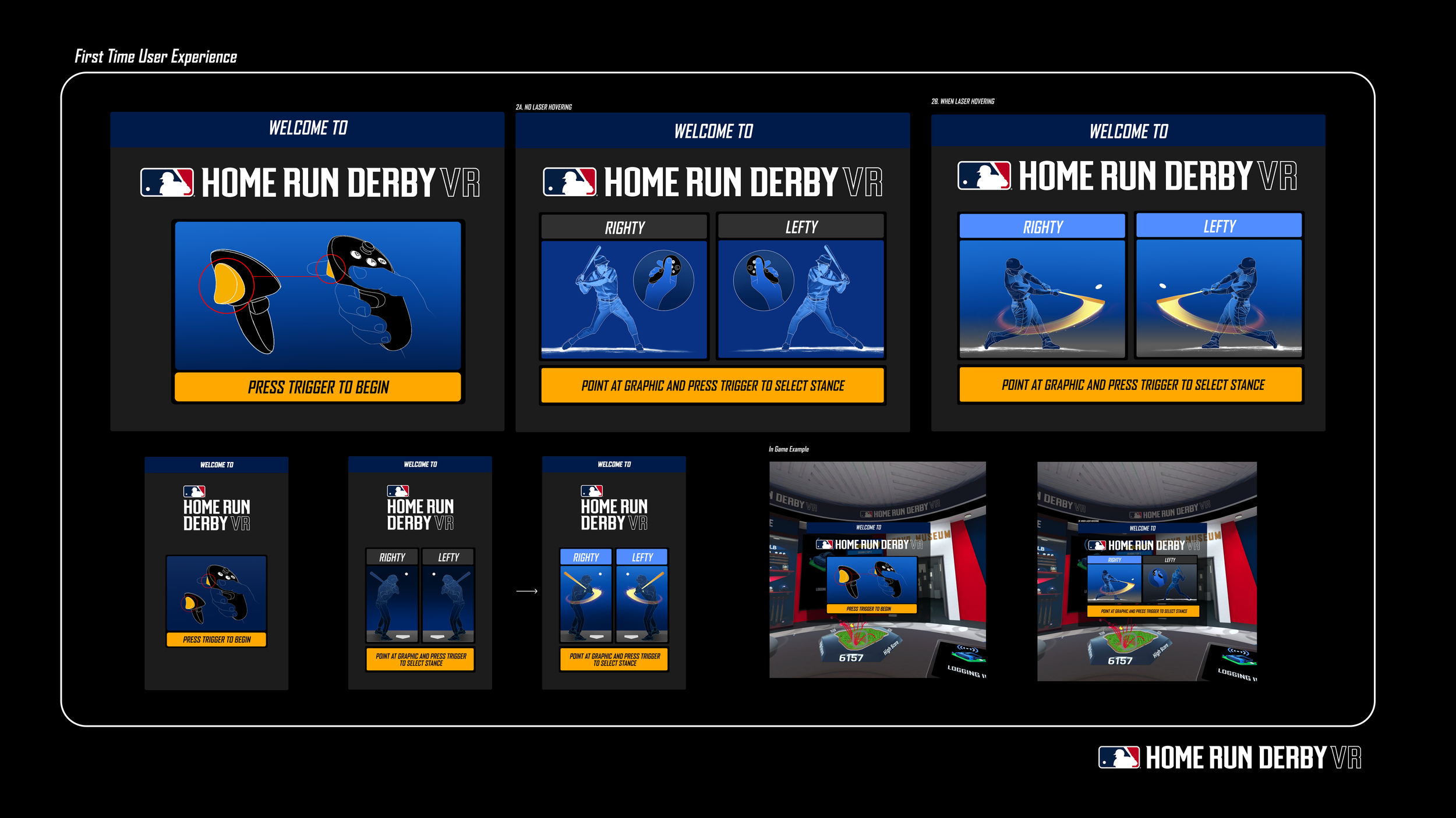First Time User Interface
