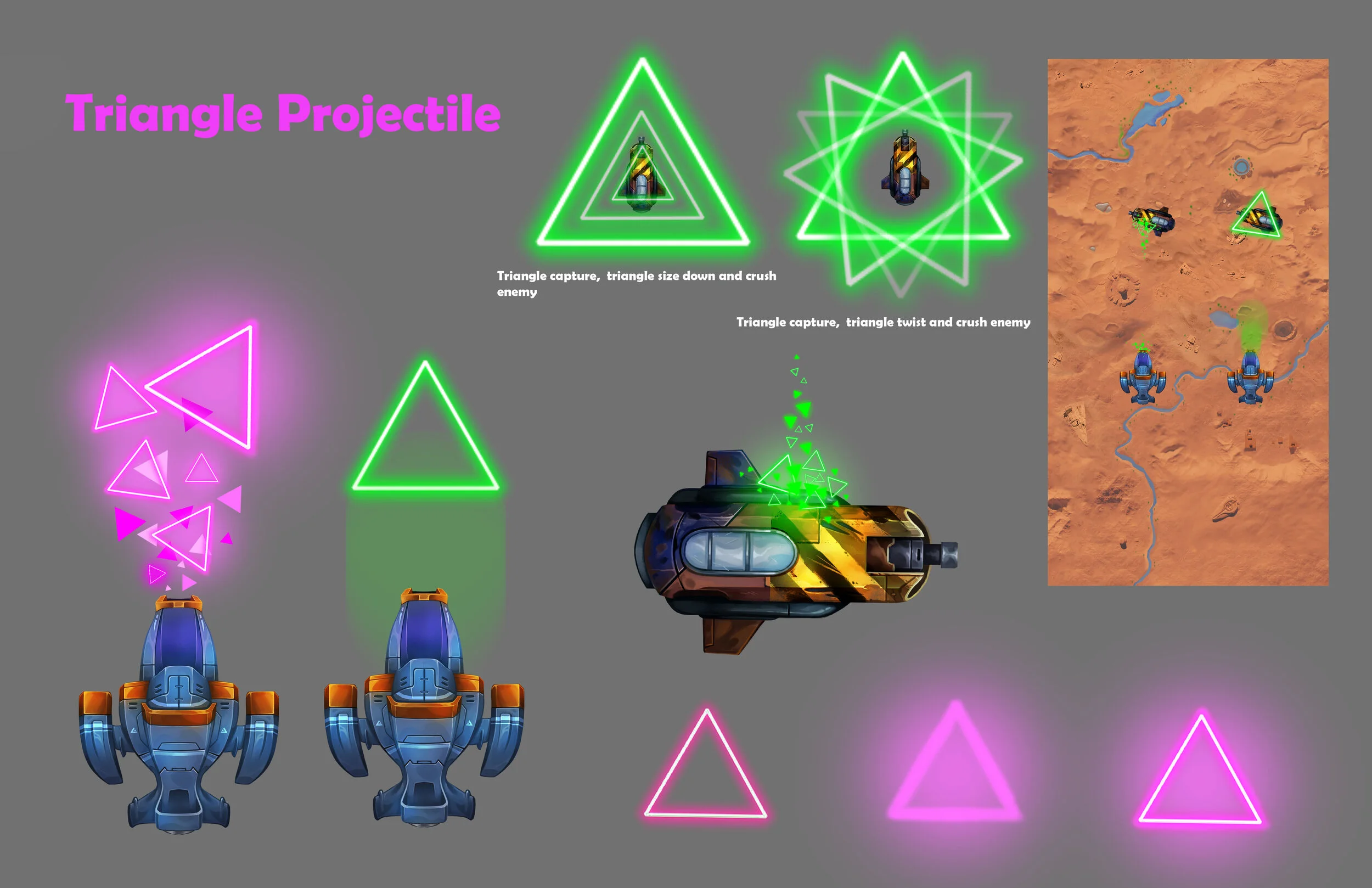 Triangle Projectile