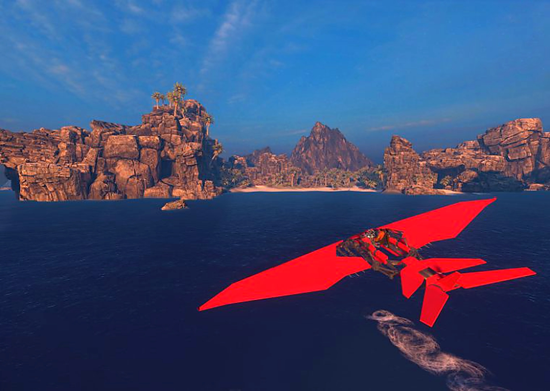 Red Glider Aerial Traversal